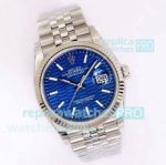 EW Factory Replica Rolex Datejust 36 Blue Fluted Motif Jubilee 2021 New Watch
